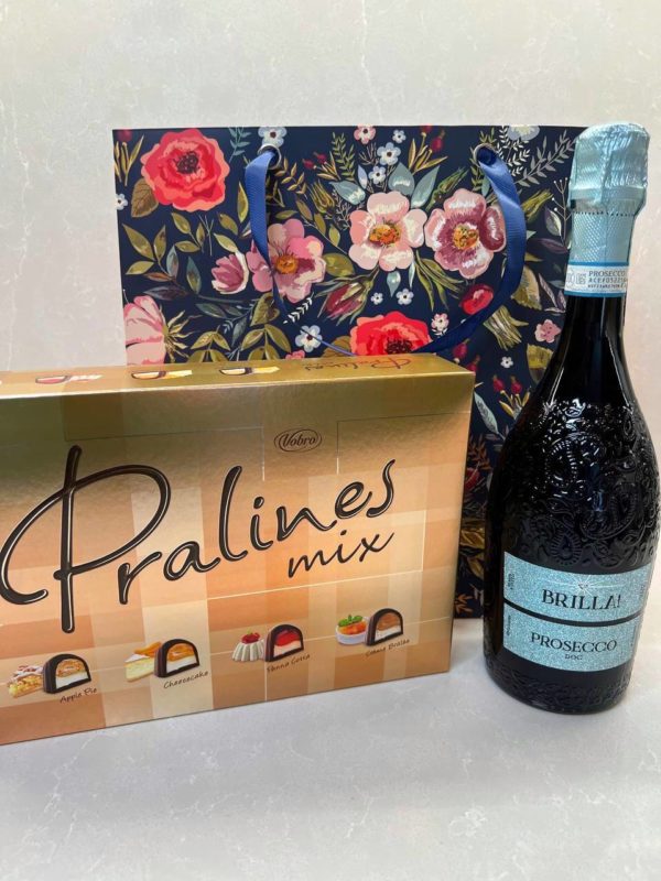 prosecco"brilla" a bonbony "pralines mix"