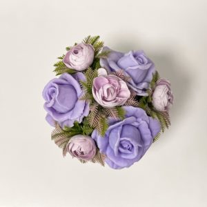 mýdlové květiny malé fialové