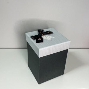 krabička černá "wishes for you" 16,5cmx12,5cm