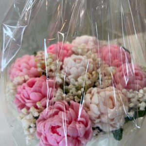 soap flowers "the first kiss"