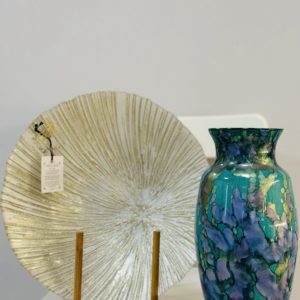 set velký talíř , váza. keramika, pulie, jižní itálie.